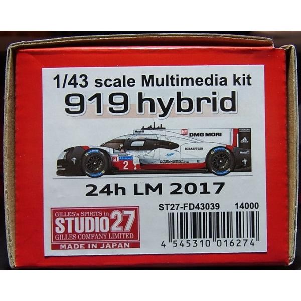 919 hybrid 24h LM 2017 X^WI27 1/43