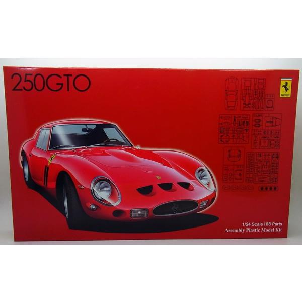 フジミ模型 1/24 フェラーリ 250GTO 特別仕様 ワイヤーホイール付き