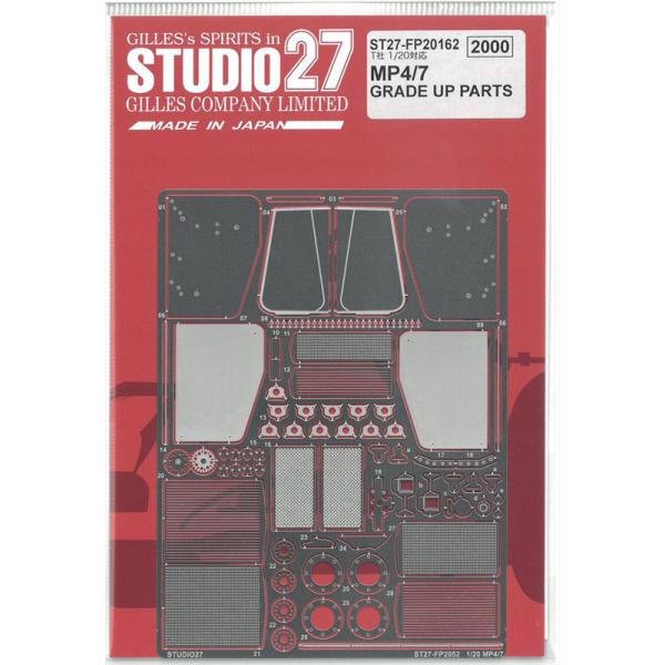 1/20 マクラーレン MP4/7 ホンダ ディテールアップパーツ(T社1/20対応)【スタジオ27 エッチング FP20162】