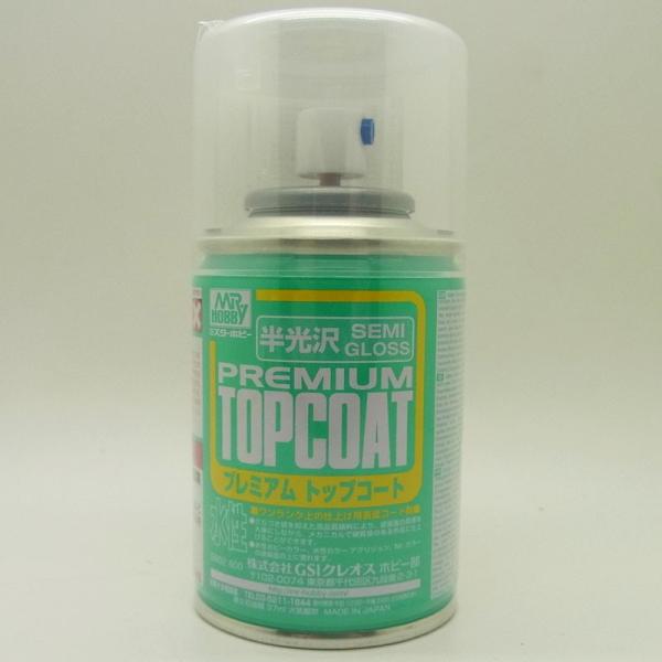 他サイト： 水性 Mr. プレミアムトップコート スプレー 半光沢  GSIクレオス B602の商品画像