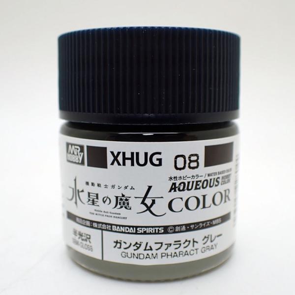 ガンダムファラクト グレー 水星の魔女シリーズ   10ml GSIクレオス 水性ガンダムカラー XHUG08 プラモデル 塗料 塗装