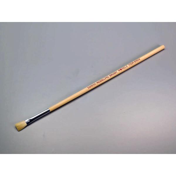 平筆 NO.3 タミヤ Item No:87014 モデリングブラシ No.14