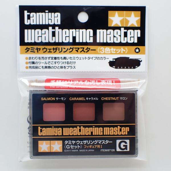 ウェザリングマスターGセット フィギュア用I  タミヤ ウェザリング Item No:87126
