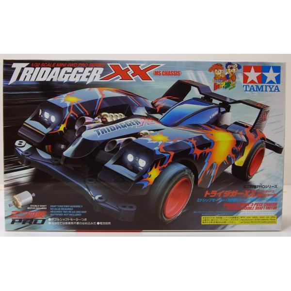 『TAMIYA』　ミニ四駆　素組みセット品 トライダガーXプレミアム (スーパーIIシャーシ): ミニ四駆