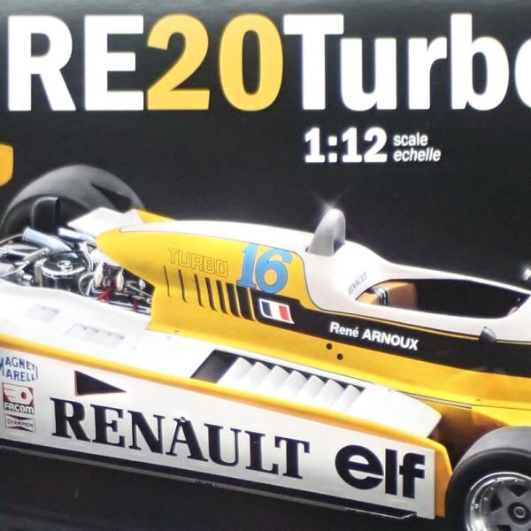 プラッツ 1/12 ルノー F1 RE20 ターボ 日本語説明書付き イタレリ