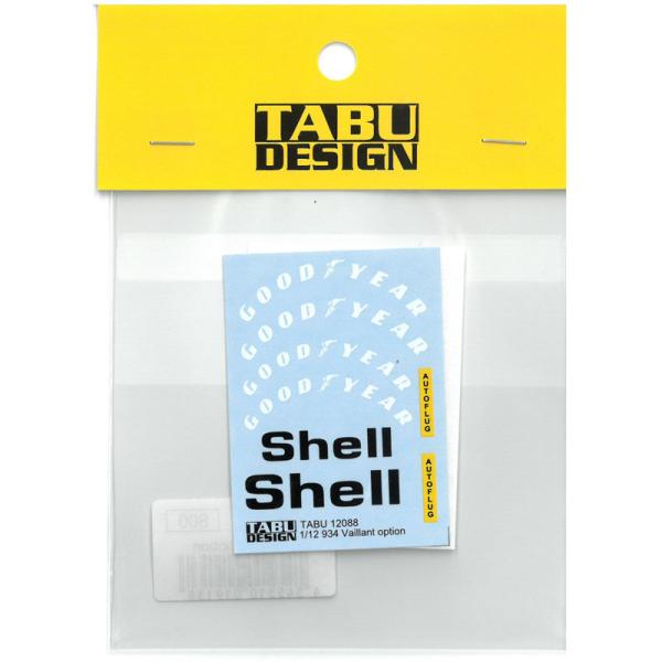 1/12 ポルシェ 934 ヴァイラント オプションデカール T社1/12対応 タブ