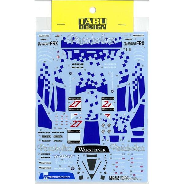 1/24 McLaren F1-GTR Parabolica #27 FIA-GT 1997 F1/24Ή