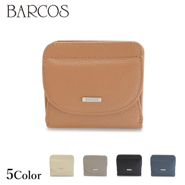 BARCOS（バルコス） シュリンクレザー薄型折財布 レディース メンズ 全