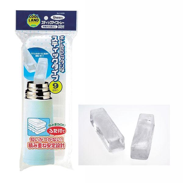 ●マイボトルやスリムな水筒に入れられるスティックタイプの氷が9個できます。●冷蔵庫のニオイがつきにくいフタ付きタイプで、積み重ねもＯＫ。●狭い冷凍庫スペースを有効に使えます。サイズ(約):幅9×奥行き26.5×高さ4.5cm本体重量(約):...