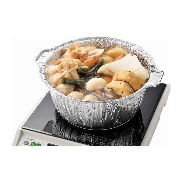 他サイト： 使い捨て アルミ鍋 23cm アルミ箔 深型丸鍋 2枚入 4L HB-5740 ラーメン おでん アルミ容器 アルミ皿 鍋焼きうどん ガス火 オーブン対応 キャンプ パール金属の商品画像