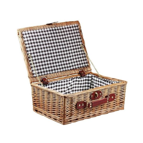 ピクニックや遠足、運動会などに最適なおしゃれに持ち運べる優しい雰囲気のバスケット。お弁当や食器、小物などいろいろ手軽に詰めこむことができます。中に布張りがされており、開けても可愛い。中に入れたものも引っかからず、傷つきません。ピクニックなど...