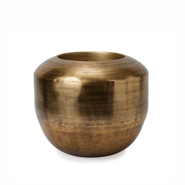 アンワル アリフ M 41　植木鉢 鉢カバー 中型 大型 軽量 おしゃれ 金属 bargepot_aw-001-41e