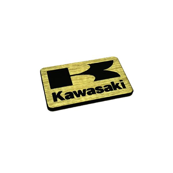 カワサキ純正 Kマーク アルミシール エンブレム ゴールドプレート