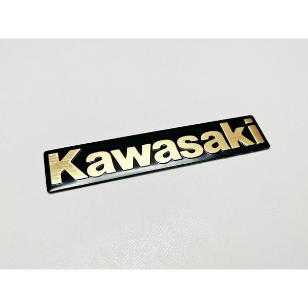 カワサキ 純正 シートカウル エンブレム Kawasaki ゴールド文字 Z750GP