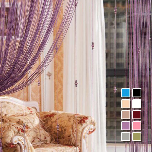 ・圧迫感や閉塞感を軽減するストリングカーテンです・カーテンの向こうが適度に透けるから開放的で風通し抜群・ビーズのモチーフがアクセントになってとってもおしゃれ・豊富なカラー展開でお部屋に合わせて選べる・お部屋の模様替えにもピッタリ※手作業での...