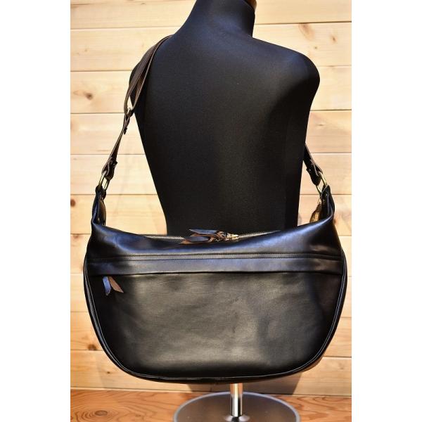 �I�[�p�X �C���Z�v�V���� OPUS INCEPTION�@IPHSB-08 �z�[�X�n�C�h �o�i�i�o�b�O HORSE HIDE BANANA BAG L�T�C�Y �u���b�N