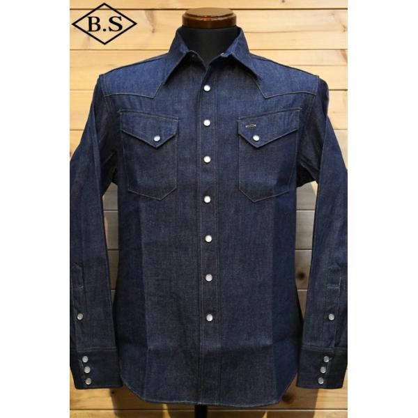 SUGAR CANE SugarCane シュガーケーン 長袖シャツ SC28190 BLUE DENIM