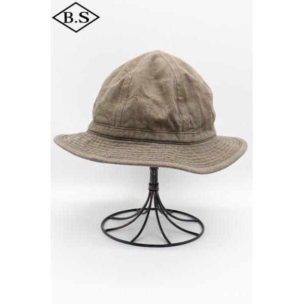 バズリクソンズ BUZZ RICKSON’S ハット BR02843  HAT, WORKING, BROWN DENIM