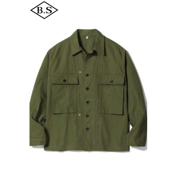 バズリクソンズ BUZZ RICKSON’S アウター Lot No. BR15887 / JACKETS, HERRINGBONE TWILL SPECIAL / OLIVE