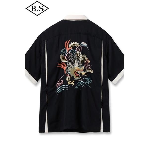 テーラー東洋 TAILOR TOYO 半袖シャツ Lot No. TT39701 / SUKA SHIRT “DRAGON” / BLACK