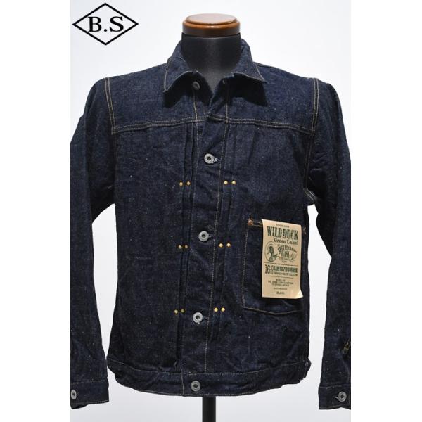 ビッグジョン BIG JOHN  デニムジャケット M6012RC GR LABEL WILD DUCK JACKET INDIGO