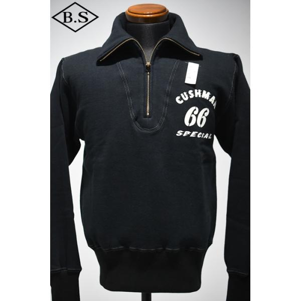 CUSHMAN（クッシュマン） スウェット 26376 HALF ZIP TURTLE SWEAT(66