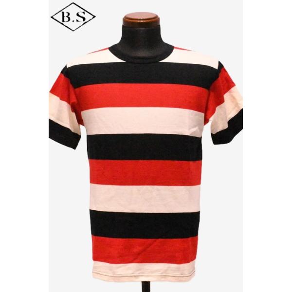 クッシュマン CUSHMAN Tシャツ 26893 50's BORDER TEE