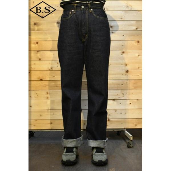 フルカウント ジーンズ FULLCOUNT 0107 Womens Wide Straight “Monroe” Denim インディゴブルー