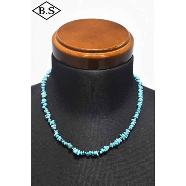 インディアンジュエリー INDIAN JEWELRY アクセアリー ネックレス FN59-003 ナバホパール ターコイズ 49cm