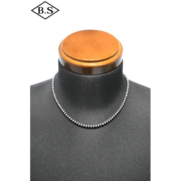 インディアンジュエリー INDIAN JEWELRY アクセアリー FN51-001 ナバホパールビーズチェーン 4mm 45cm