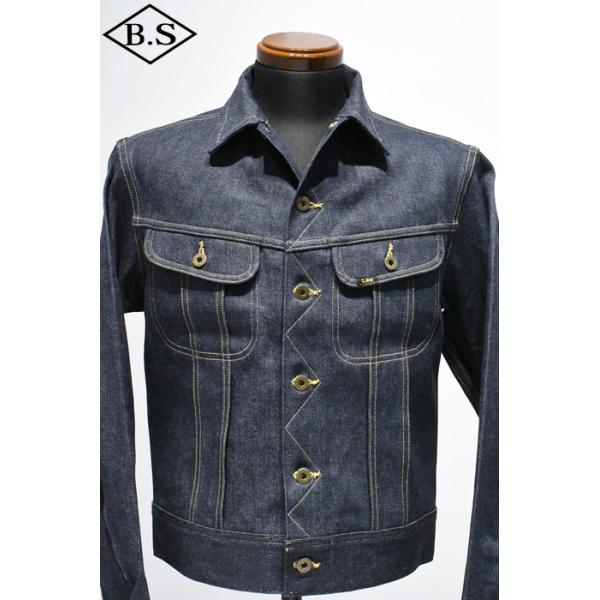 Lee 光沢ブラックデニムジャケット archive barnstormer2_ble66