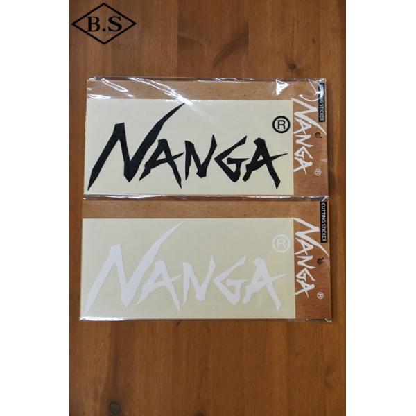 ナンガ NANGA ステッカーNANGA CUTTING STICKER ナンガカッティングステッカー Lサイズ