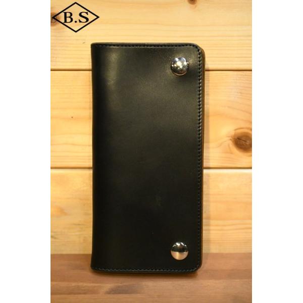 オーパス OPUS ウォレット トラッカーロングウォレット　茶芯　BLACK OPUS（オーパス） ウォレット ホースバット トラッカーロング