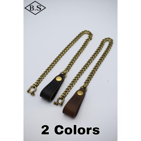 オーパス OPUS ウォレットチェーン  IPC-08 HORSE BUTT LEATHER BRASS CHAIN (BRASS)