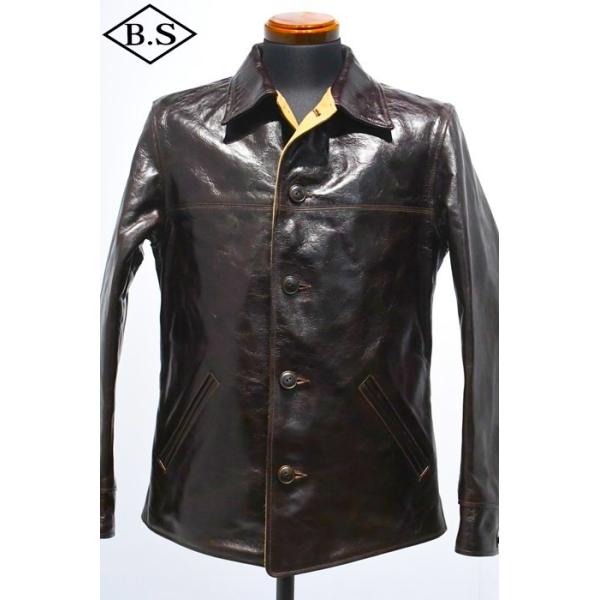 レインボーカントリー RAINBOW COUNTRY レザージャケット RCL-10065 40's Horsehide Car Coat 