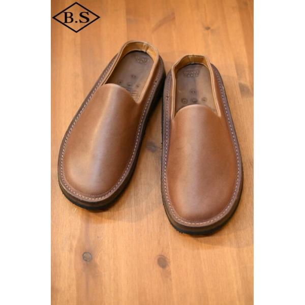 東京サンダル サンダル TOKYO SANDALS TS-C16 ASAGUTSU SLIP-ON BROWN 