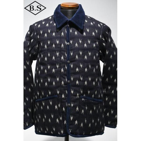 d*7様 STUDIO D'ARTISAN インディゴジャカード　中綿ジャケット barnstormer2_bsd2721