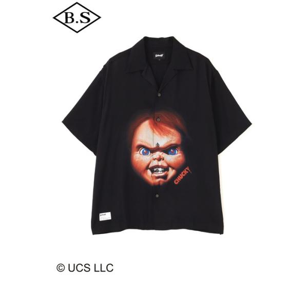 ショット schott 半袖シャツ 7826123017 CHUCKY RAYON SHIRT/チャッキー レーヨンシャツ