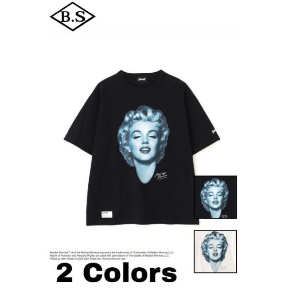ショット  schott Tシャツ  7826134026 MARILYN MONROE MONOCHROME T-SHIRT/マリリンモンロー モノクローム Tシャツ