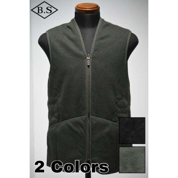 Barbour（バブアー） ベスト 242MLI0004 フロントジップ ファー