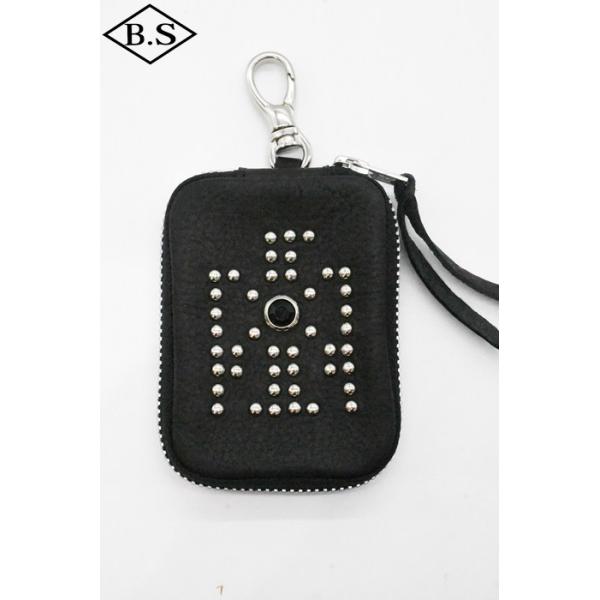 ショット schott 小物 7824970050 EAGLE STUDS LEATHER MALCH CASE/イーグルスタッズ マルチケース / BLACK