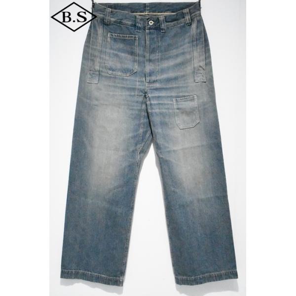 ジョングラッコー ウエアハウス John Gluckow by WAREHOUSE ジーンズ Lot JG-01S 1910s Netmaker's Trousers U/W（淡）インディゴ