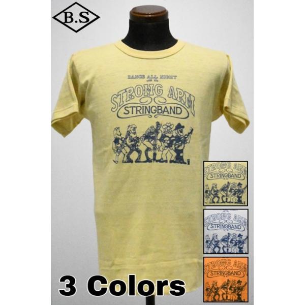 ジョングラッコー ウエアハウス John Gluckow by WAREHOUSE  Tシャツ JG-CS06 Lot JG-CS06 Strongarm String Band T