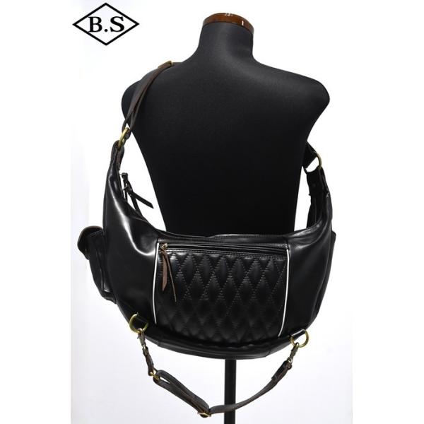 ウエストライド WESTRIDE バッグ RIDING SHOULDER BAG  HORSE LEATHER / BLACK