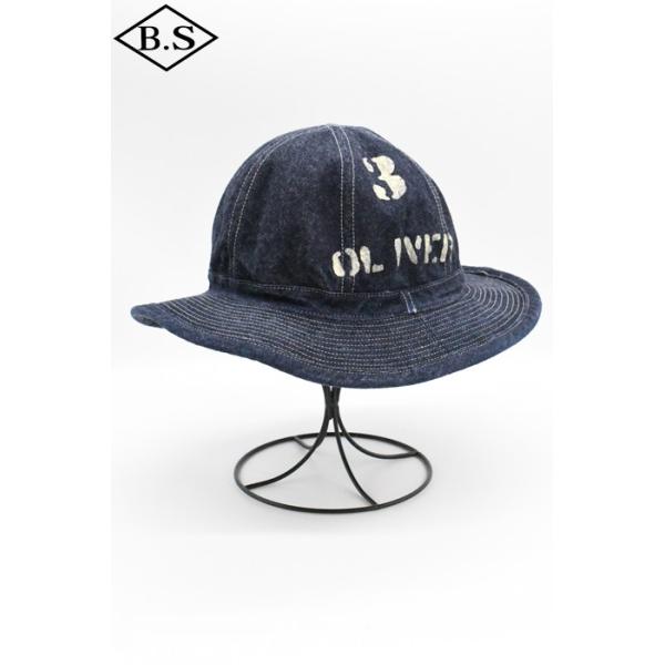 コリンボ  COLIMBO キャップ ZA-0601 DOUGHBOY HAT (ARMY HAT) Unknown Soldier Oliver 12oz INDIGO DENIM