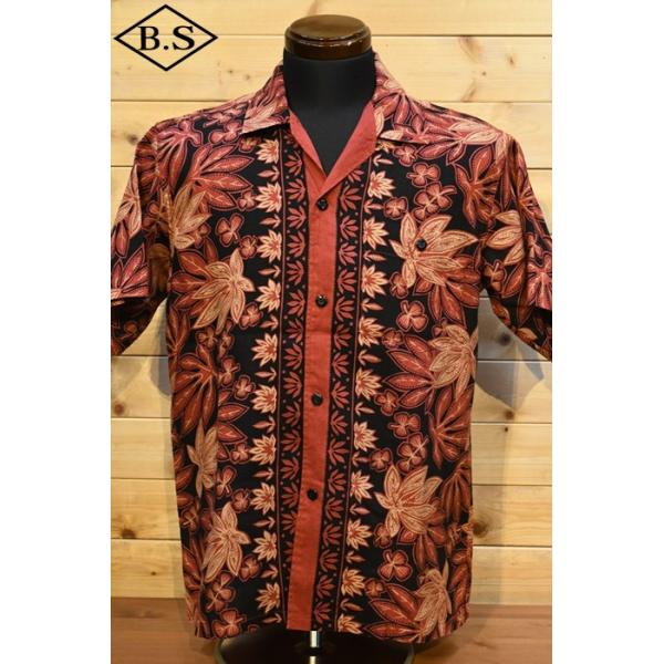 DELUXEWARE デラックスウエア アロハシャツ AL-09 MAPLES RED レッド