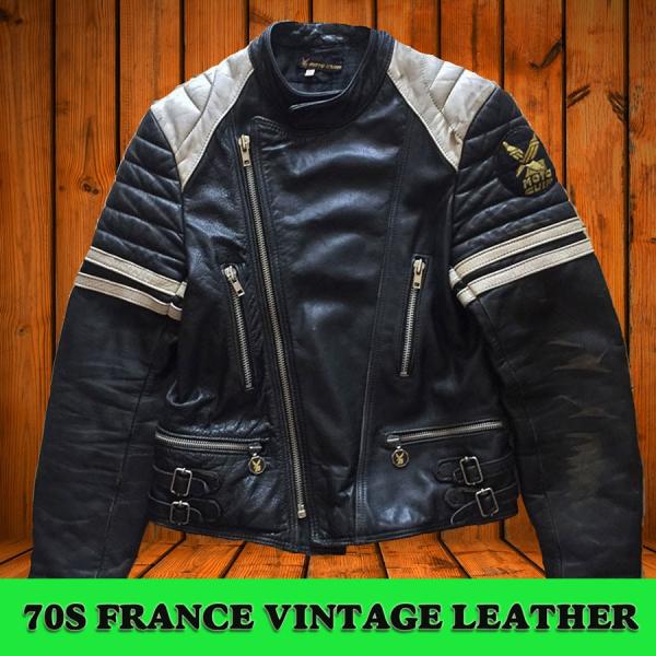 SOLD OUT！70s VTG JKT 05 サイズM - MOTO CUIR DEADSTOCK ライダース