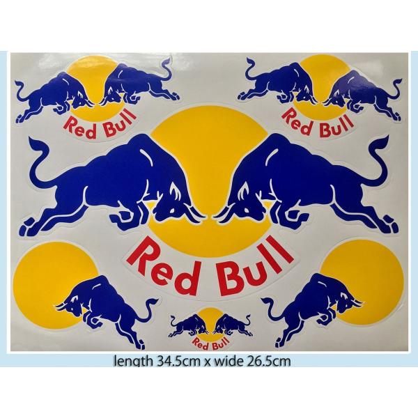海外限定 特大 Pvc仕様 Red Bull レッドブル ロゴ ステッカー Blue カスタム ライダー 防水仕様 R03 B1 Dejapan 手数料０円で日本の商品を購買代行 落札代行