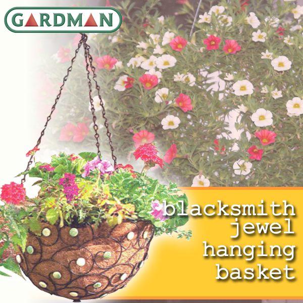 英国ガードマン Gardman ブラックスミス ジュエル ハンギングバスケット 35cm ヤシマット付き Gm 芝生のことならバロネスダイレクト 通販 Yahoo ショッピング