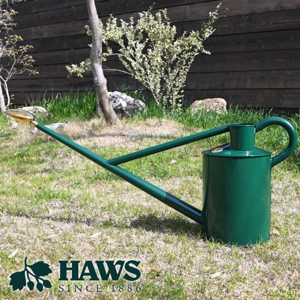 HAWS 英国製 ウッドハンドル ジョウロ　ジョーロ じょうろ　ヴィンテージ 英国製 ビンテージ品 ◾️HAWS ホーズ 木製ウッドハンドル